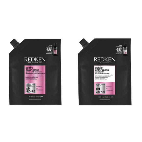 REDKEN Acidic Color Gloss Shampoo & Conditioner Refill Duo 16.9 fl oz